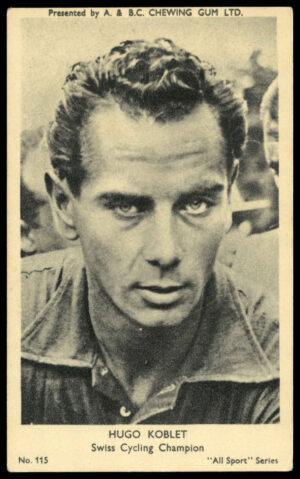 A&BC - 'All Sport Series' (1954) - Hugo Koblet (Swiss Cycling) A&BC - 'All Sport Series' (1954) - Hugo Koblet (Swiss Cycling)