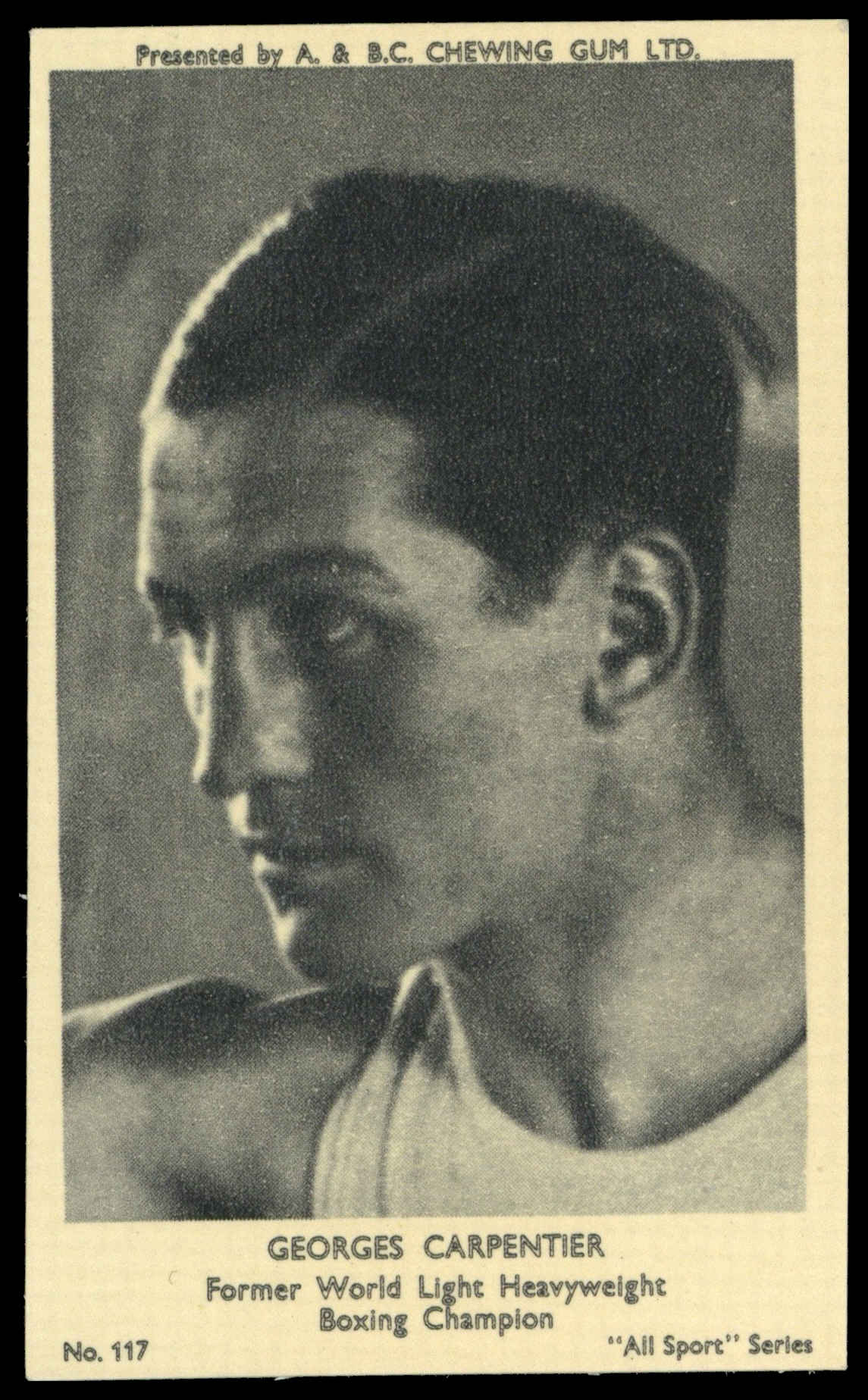 A&BC - 'All Sport Series' (1954) - Georges Carpentier (Boxing) A&BC - 'All Sport Series' (1954) - Georges Carpentier (Boxing)