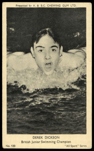 A&BC - 'All Sport Series' (1954) - Derek Dickson (Swimming) A&BC - 'All Sport Series' (1954) - Derek Dickson (Swimming)