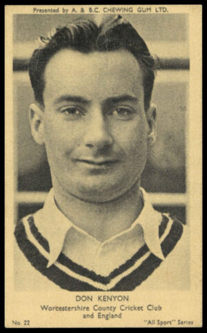 A&BC - 'All Sport Series' (1954) - Don Kenyon (Warks)