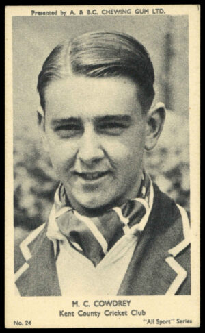 A&BC - 'All Sport Series' (1954) - M. C. Cowdrey (Kent)