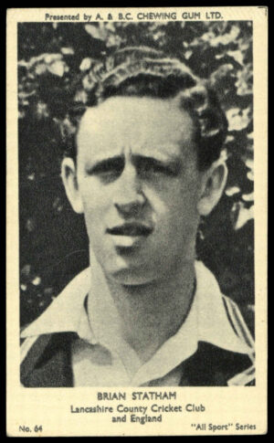 A&BC - 'All Sport Series' (1954) - Brian Statham (Lancs) A&BC - 'All Sport Series' (1954) - Brian Statham (Lancs)