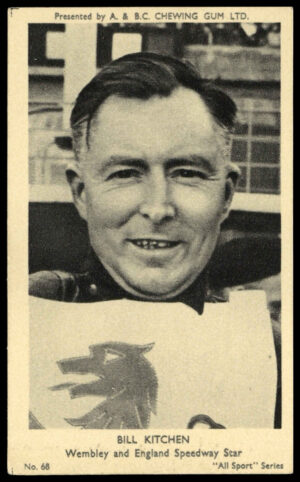 A&BC - 'All Sport Series' (1954) - Bill Kitchen (Wembley Speedway) A&BC - 'All Sport Series' (1954) - Bill Kitchen (Wembley Speedway)