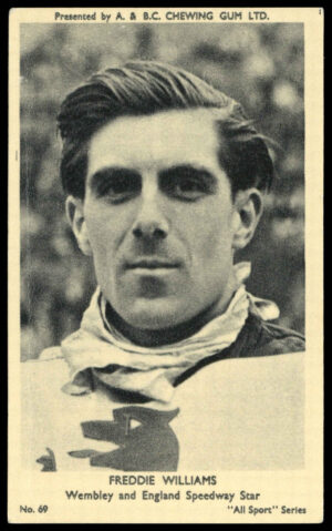 A&BC - 'All Sport Series' (1954) - Freddie Williams (Wembley Speedway) A&BC - 'All Sport Series' (1954) - Freddie Williams (Wembley Speedway)