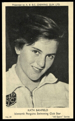 A&BC - 'All Sport Series' (1954) - Kath Banfield (Hounslow Swimming) A&BC - 'All Sport Series' (1954) - Kath Banfield (Hounslow Swimming)