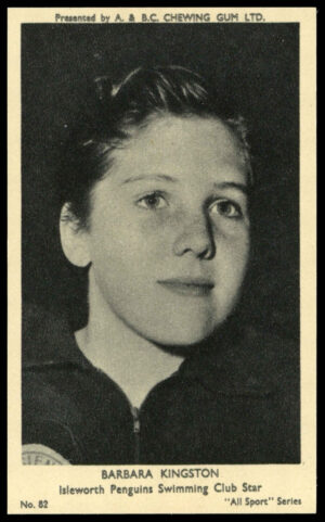 A&BC - 'All Sport Series' (1954) - Barbara Kingston (Isleworth Penguins Swimming) A&BC - 'All Sport Series' (1954) - Barbara Kingston (Isleworth Penguins Swimming)