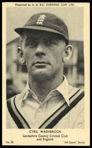 A&BC - 'All Sport Series' (1954) - Cyril Washbrook (Lancs) A&BC - 'All Sport Series' (1954) - Cyril Washbrook (Lancs)