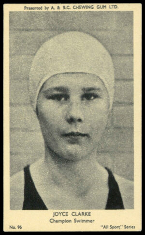 A&BC - 'All Sport Series' (1954) - Joyce Clarke (Swimming) A&BC - 'All Sport Series' (1954) - Joyce Clarke (Swimming)