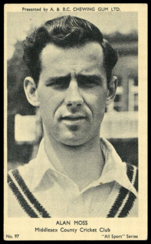 A&BC - 'All Sport Series' (1954) - Alan Moss (Middlesex) A&BC - 'All Sport Series' (1954) - Alan Moss (Middlesex)