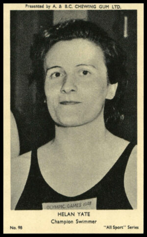 A&BC - 'All Sport Series' (1954) - Helan Yate (Swimming) A&BC - 'All Sport Series' (1954) - Helan Yate (Swimming)