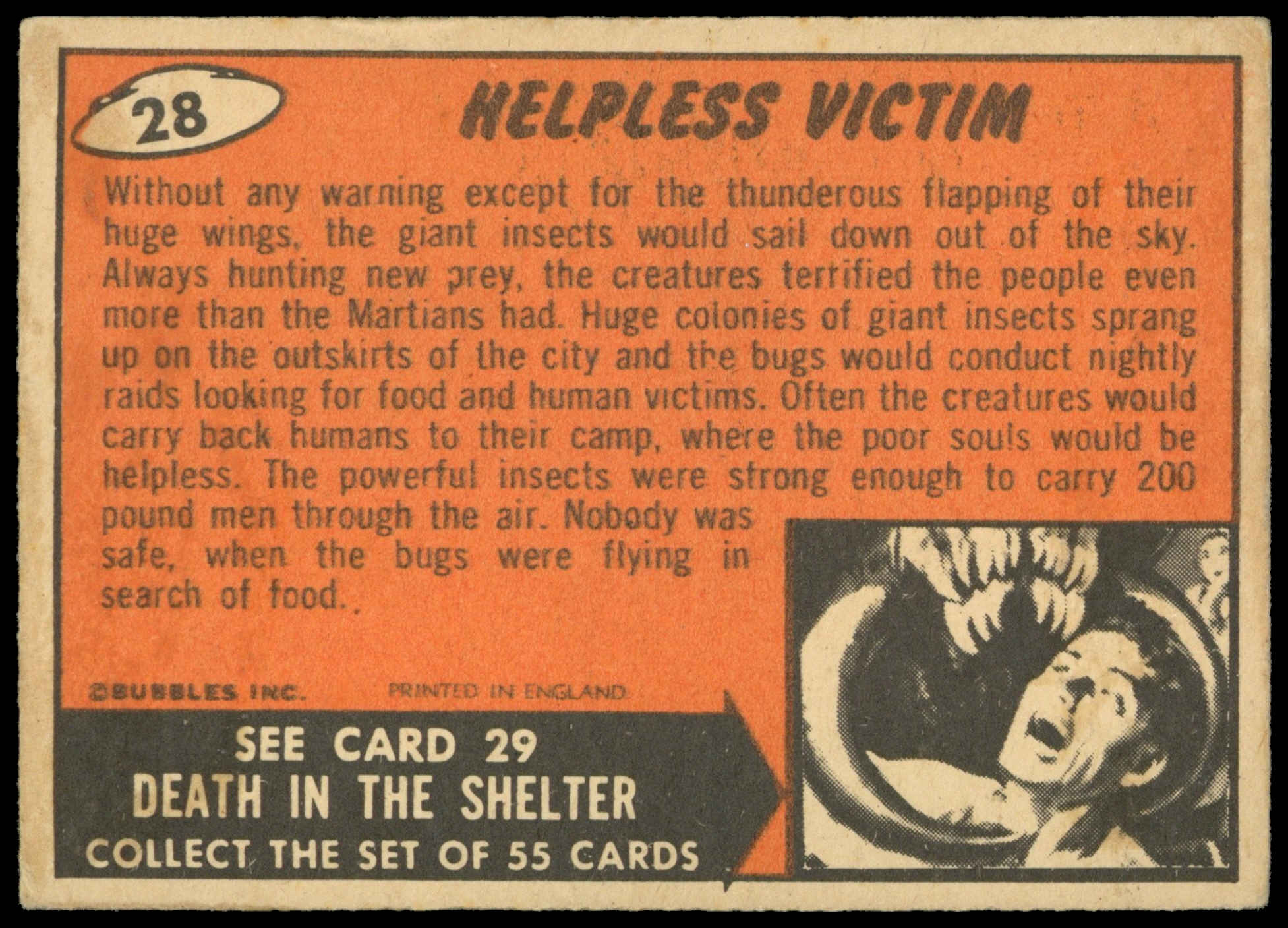Bubbles Inc - 'Mars Attacks' (1964) - Helpless Victim Bubbles Inc - 'Mars Attacks' (1964) - Helpless Victim