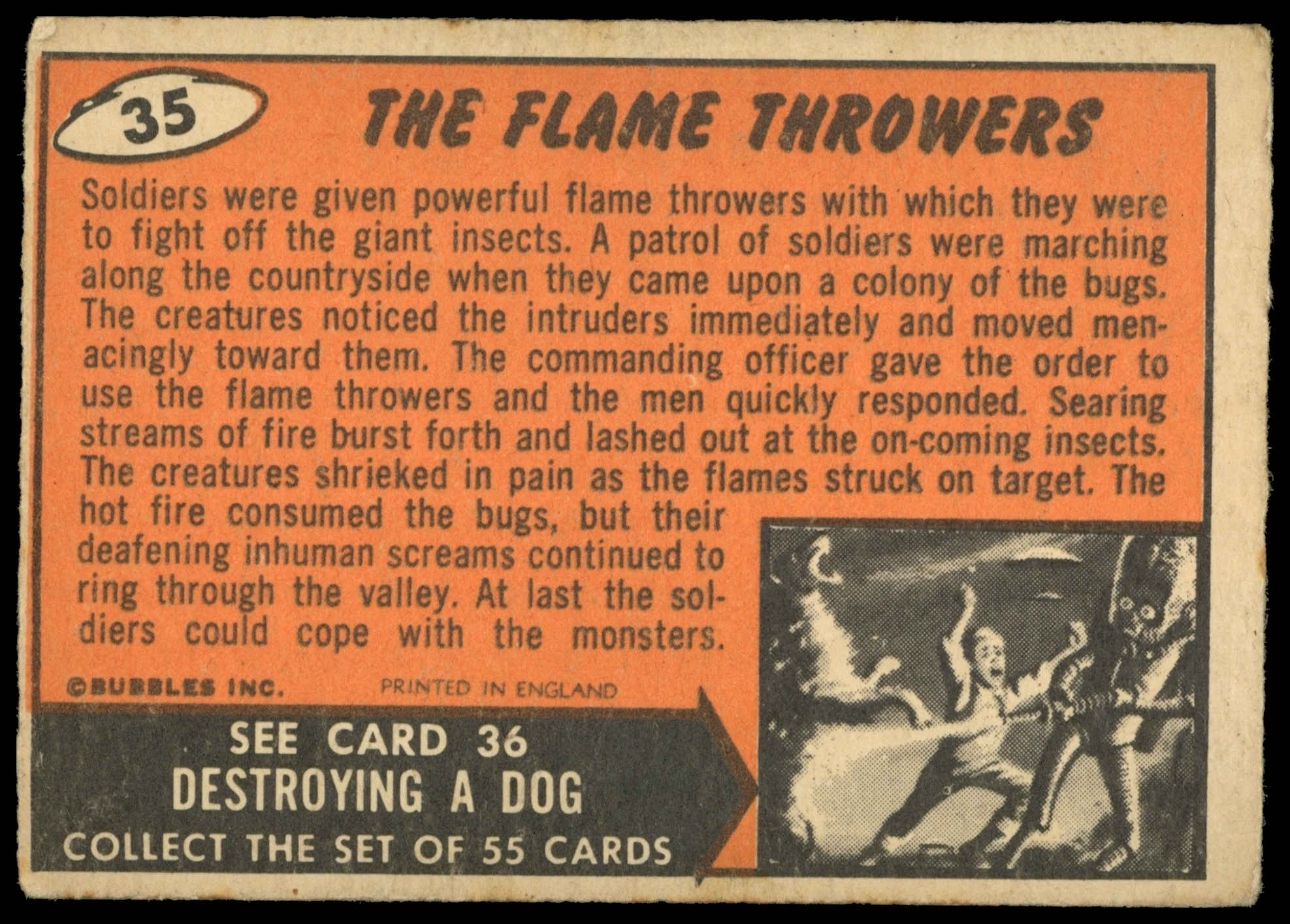 Bubbles Inc - 'Mars Attacks' (1964) - The Flame Throwers Bubbles Inc - 'Mars Attacks' (1964) - The Flame Throwers