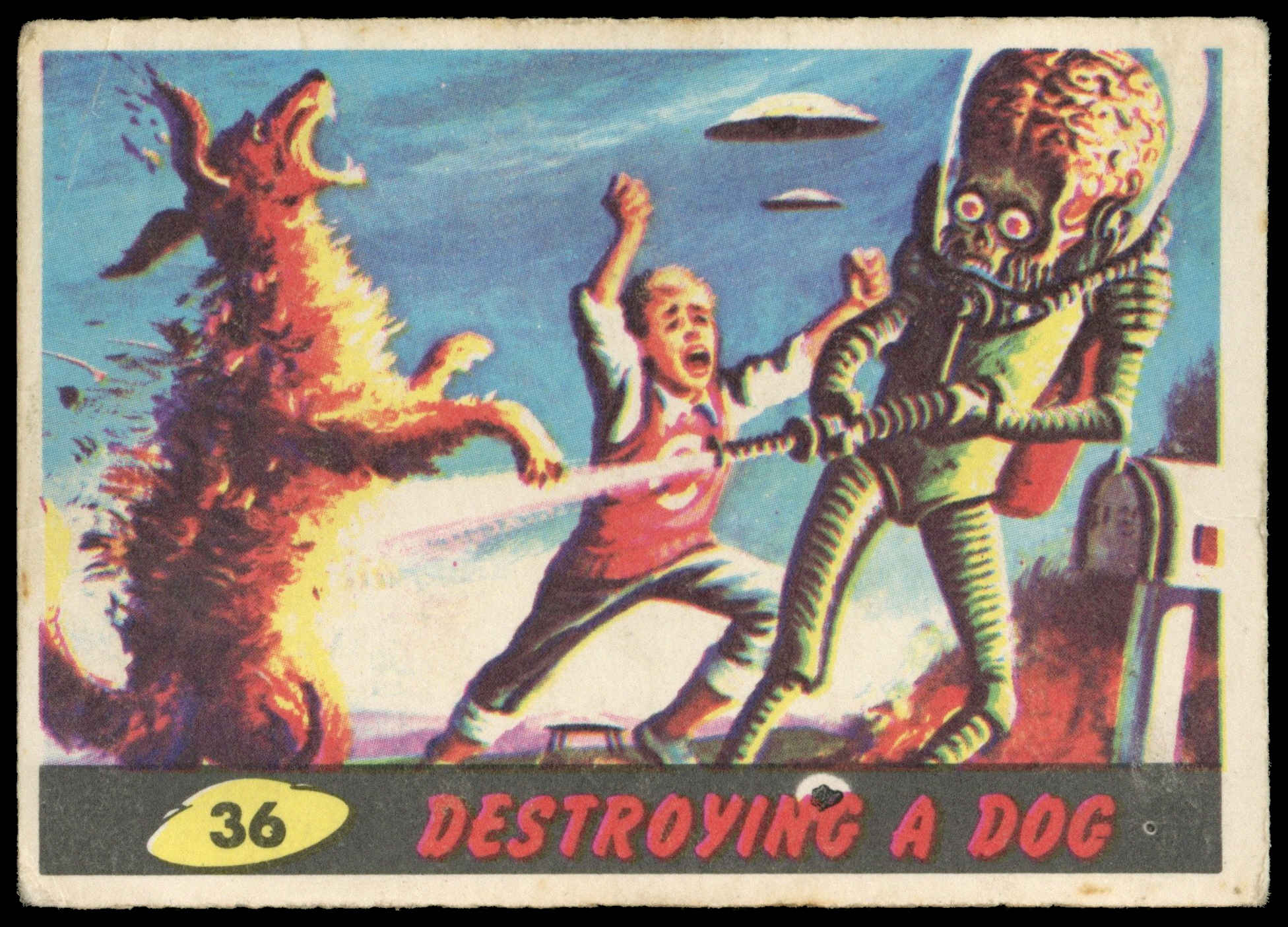 Bubbles Inc - 'Mars Attacks' (1964) - Destroying a Dog Bubbles Inc - 'Mars Attacks' (1964) - Destroying a Dog