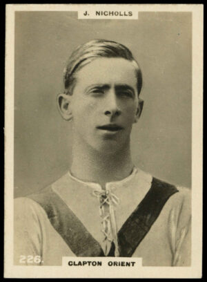 Godfrey Phillips - 'J. Nicholls (Clapton Orient)' - Footballers L3 (1922) Godfrey Phillips - 'J. Nicholls (Clapton Orient)' - Footballers L3 (1922)