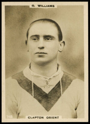 Godfrey Phillips - 'O. Williams (Clapton Orient)' - Footballers L3 (1922) Godfrey Phillips - 'O. Williams (Clapton Orient)' - Footballers L3 (1922)