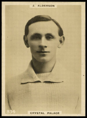 Godfrey Phillips - 'J. Alderson (Crystal Palace)' - Footballers L3 (1922)