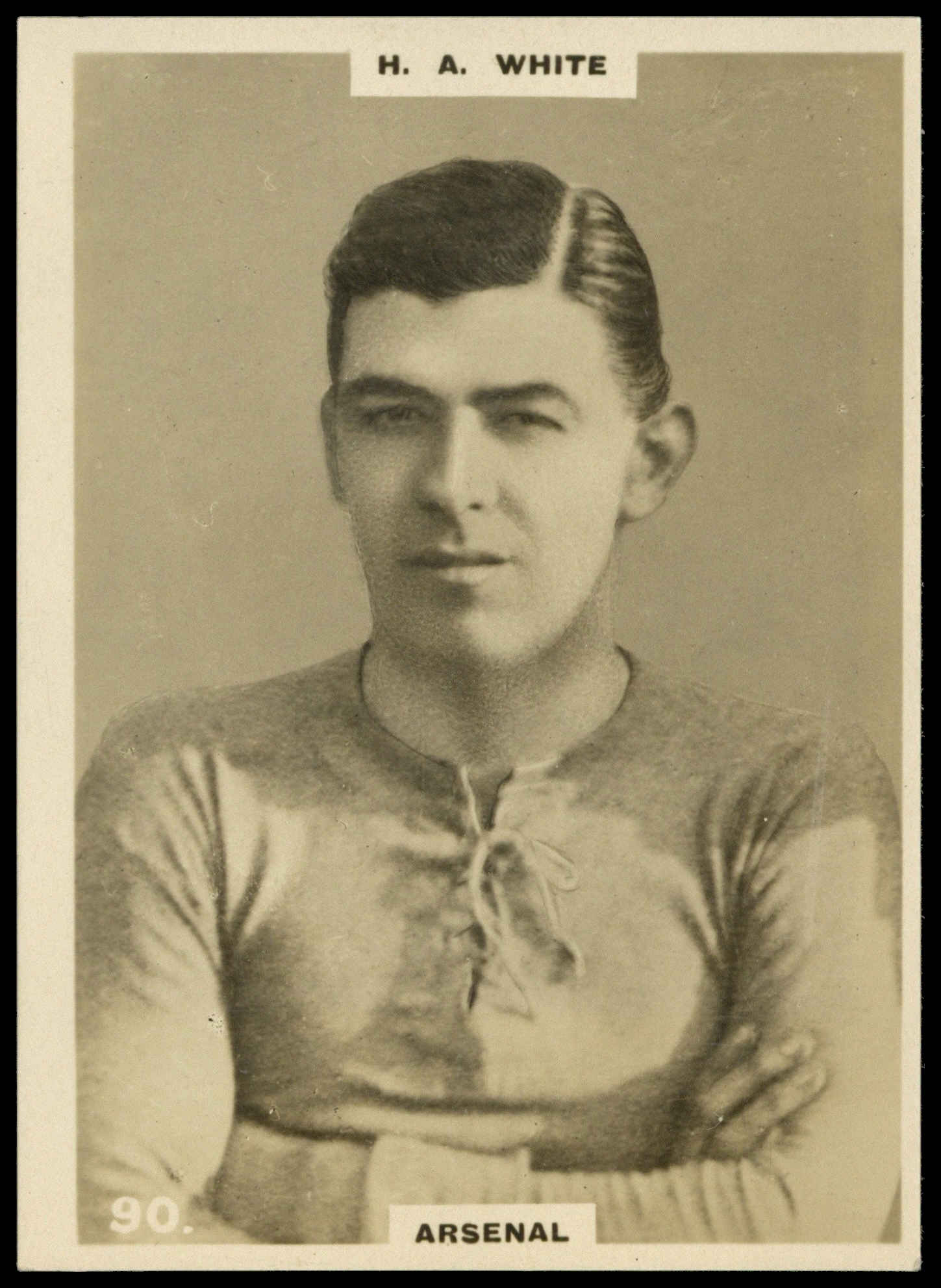 Godfrey Phillips - 'H.A. White (Arsenal)' - Footballers L3 (1922) Godfrey Phillips - 'H.A. White (Arsenal)' - Footballers L3 (1922)