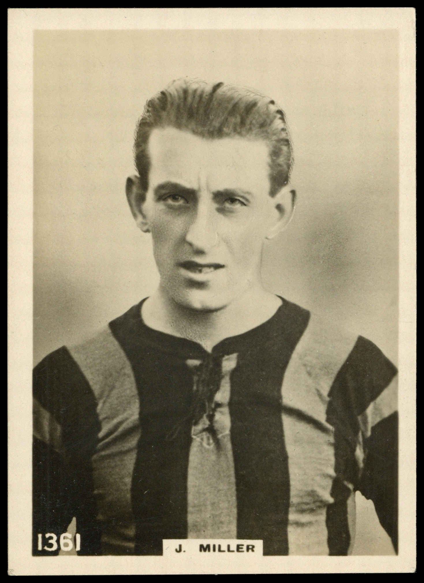 Godfrey Phillips - 'J. Miller (Aberdeen)' - Footballers L3 (1922) Godfrey Phillips - 'J. Miller (Aberdeen)' - Footballers L3 (1922)
