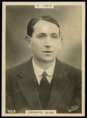 Phillips (Godfrey) - 'Footballers L1' (1922) - H. Lewis (Swansea (Rugby)