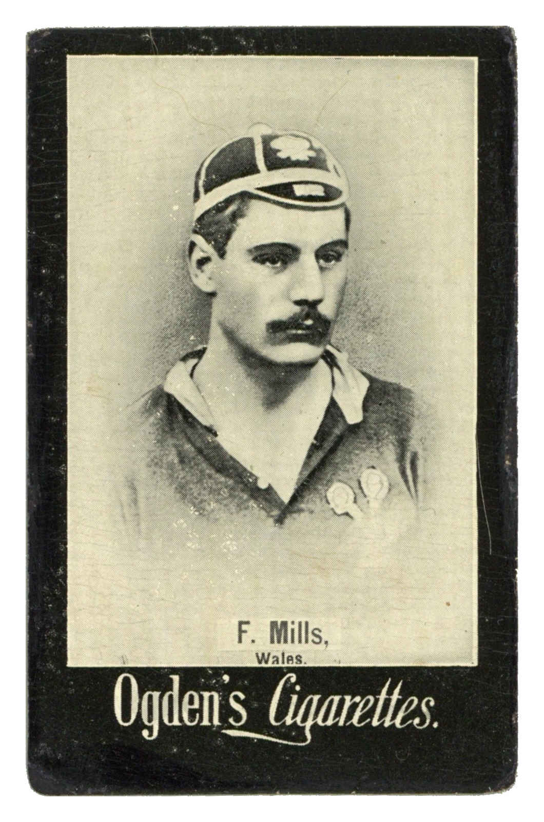 Ogden's - 'General Interest. C. Plain Backs. (Football)' (1902) - F. Mills (Wales) Ogden's - 'General Interest. C. Plain Backs. (Football)' (1902) - F. Mills (Wales)