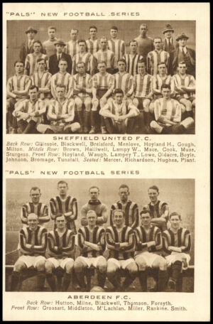 Pals Magazine - 'New Football Series (Pairs)' (1923) - Sheffield United & Aberdeen Pals Magazine - 'New Football Series (Pairs)' (1923) - Sheffield United & Aberdeen