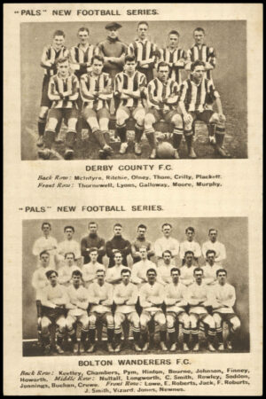 Pals Magazine - 'New Football Series (Pairs)' (1923) - Derby County & Bolton Wanderers Pals Magazine - 'New Football Series (Pairs)' (1923) - Derby County & Bolton Wanderers