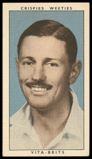 Crispies Weeties - 'Leading Cricketers' #24 - R. Niehuus (South Australia) (1948) Crispies Weeties - 'Leading Cricketers' #24 - R. Niehuus (South Australia) (1948)
