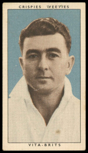 Crispies Weeties - 'Leading Cricketers' #5 - A. Carrigan (Queensland) (1948) Crispies Weeties - 'Leading Cricketers' #5 - A. Carrigan (Queensland) (1948)