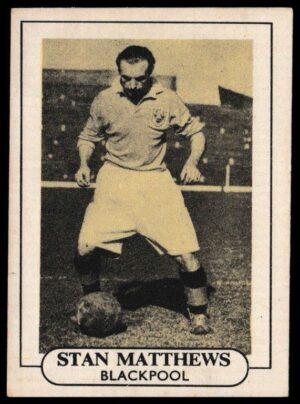 Wilkinson - 'Popular Footballers' (c1955) - Stanley Matthews (Blackpool)