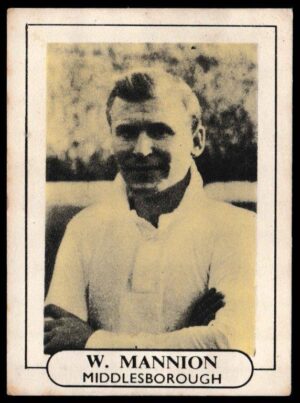 Wilkinson - 'Popular Footballers' (c1955) - W. Mannion (Middlesbrough)