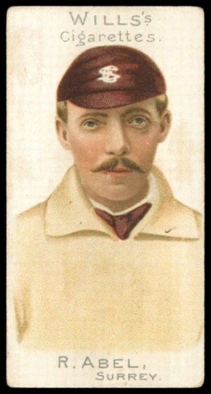 Wills (W.D. & H.O.) - 'Cricketer Series 1901 (A)' (1901) - R. Abel (Surrey) Wills (W.D. & H.O.) - 'Cricketer Series 1901 (A)' (1901) - R. Abel (Surrey)