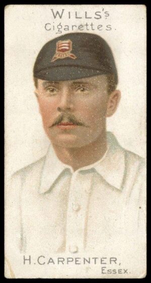 Wills (W.D. & H.O.) - 'Cricketer Series 1901 (A)' (1901) - H. Carpenter (Essex) Wills (W.D. & H.O.) - 'Cricketer Series 1901 (A)' (1901) - H. Carpenter (Essex)