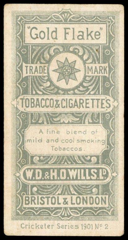 Wills (W.D. & H.O.) - 'Cricketer Series 1901 (A)' (1901) - D. Denton (Yorkshire) Wills (W.D. & H.O.) - 'Cricketer Series 1901 (A)' (1901) - D. Denton (Yorkshire)