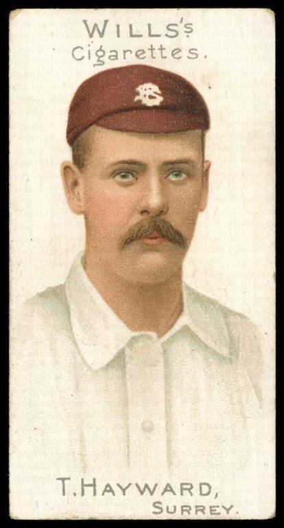 Wills (W.D. & H.O.) - 'Cricketer Series 1901 (A)' (1901) - T. Hayward (Surrey) Wills (W.D. & H.O.) - 'Cricketer Series 1901 (A)' (1901) - T. Hayward (Surrey)