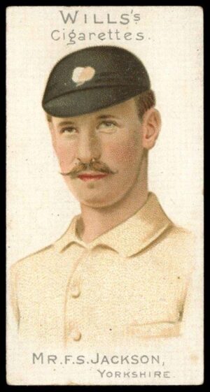 Wills (W.D. & H.O.) - 'Cricketer Series 1901 (A)' (1901) - Mr. F.S. Jackson (Yorkshire)