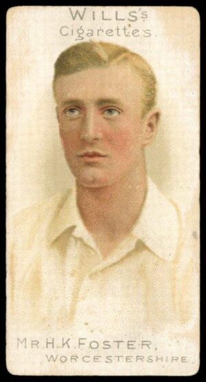 Wills (W.D. & H.O.) - 'Cricketer Series 1901 (B)' (1901) - Mr. H.K. Foster (Worcs)