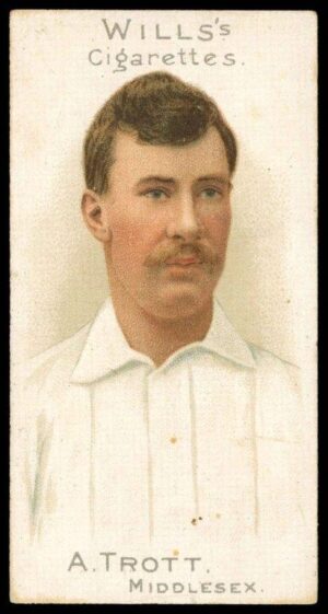 Wills (W.D. & H.O.) - 'Cricketer Series 1901 (B)' (1901) - A. Trott (Middlesex)