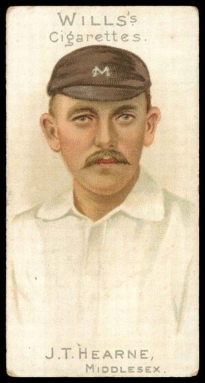 Wills (W.D. & H.O.) - 'Cricketer Series 1901 (B)' (1901) - J.T. Hearne (Middlesex)