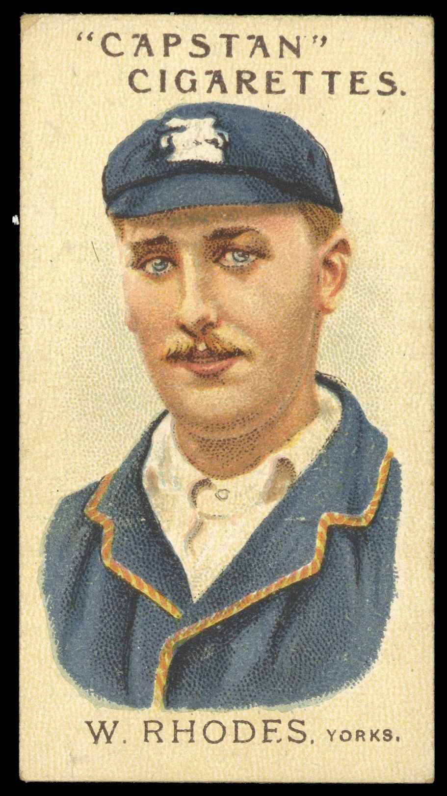Wills - 'Prominent Australian & English Cricketers (1907)' (1907) - W. Rhodes (Yorkshire) Wills - 'Prominent Australian & English Cricketers (1907)' (1907) - W. Rhodes (Yorkshire)