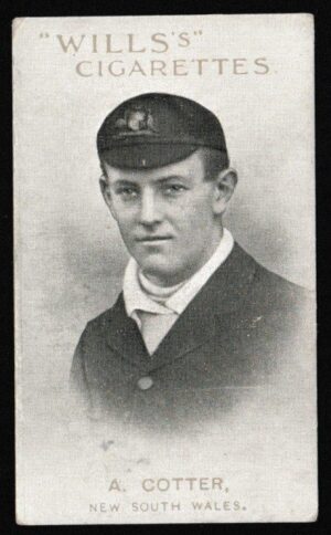 Wills - 'Prominent Australian & English Cricketers' (1911) - A. Cotter (New South Wales)