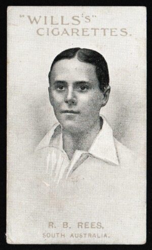 Wills - 'Prominent Australian & English Cricketers' (1911) - R.B. Rees (Victoria) Wills - 'Prominent Australian & English Cricketers' (1911) - R.B. Rees (Victoria)