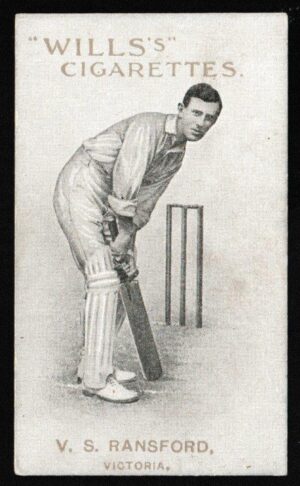 Wills - 'Prominent Australian & English Cricketers' (1911) - V.S. Ransford (Victoria)