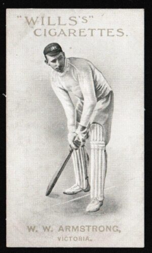 Wills - 'Prominent Australian & English Cricketers' (1911) - W.W. Armstrong (Victoria)