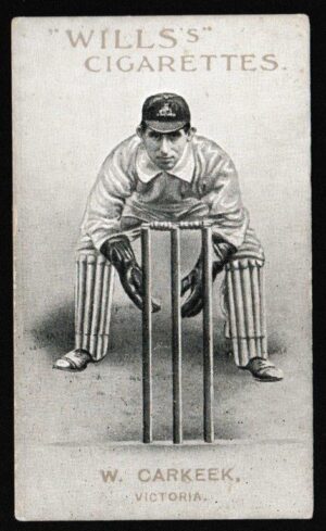 Wills - 'Prominent Australian & English Cricketers' (1911) - W. Carkeek (Victoria)