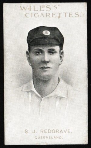 Wills - 'Prominent Australian & English Cricketers' (1911) - S.J. Redgrave (Queensland) Wills - 'Prominent Australian & English Cricketers' (1911) - S.J. Redgrave (Queensland)