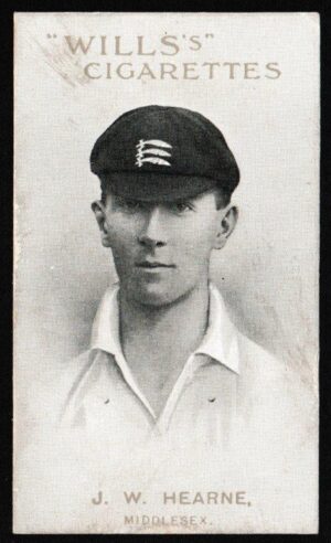Wills - 'Prominent Australian & English Cricketers' (1911) - J.W. Hearne (Middlesex)