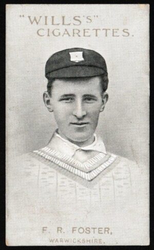 Wills - 'Prominent Australian & English Cricketers' (1911) - F.R. Foster (Warwickshire) Wills - 'Prominent Australian & English Cricketers' (1911) - F.R. Foster (Warwickshire)