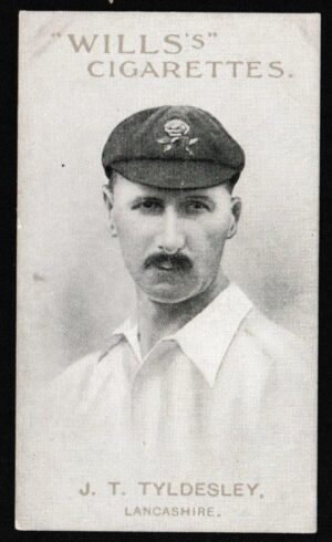 Wills - 'Prominent Australian & English Cricketers' (1911) - J.T. Tyldesley (Lancashire)