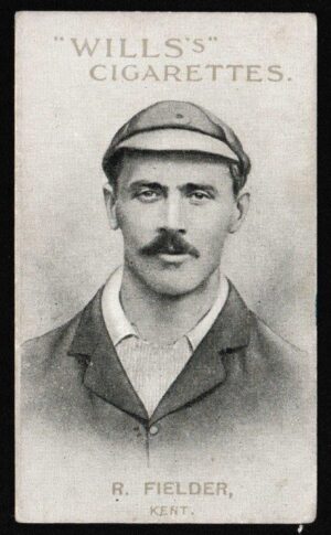 Wills - 'Prominent Australian & English Cricketers' (1911) - R. Fielder (Kent) Wills - 'Prominent Australian & English Cricketers' (1911) - R. Fielder (Kent)
