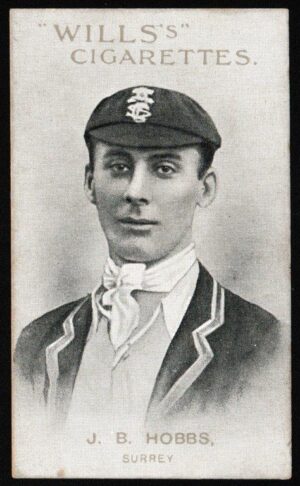 Wills - 'Prominent Australian & English Cricketers' (1911) - J.B. Hobbs (Surrey) Wills - 'Prominent Australian & English Cricketers' (1911) - J.B. Hobbs (Surrey)
